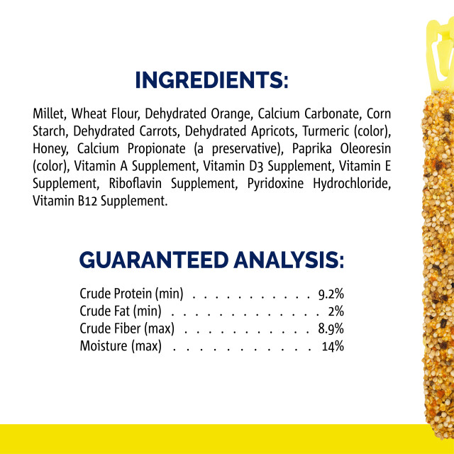 Nutrition-Image showing Crunch Sticks Orange & Apricot Flavor