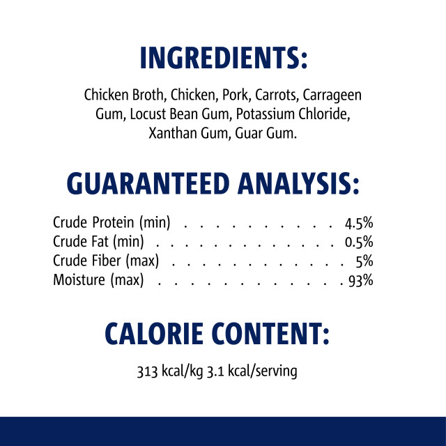 Nutrition-Image showing Gourmet Jelly, Chicken and Carrot, 5 Pack