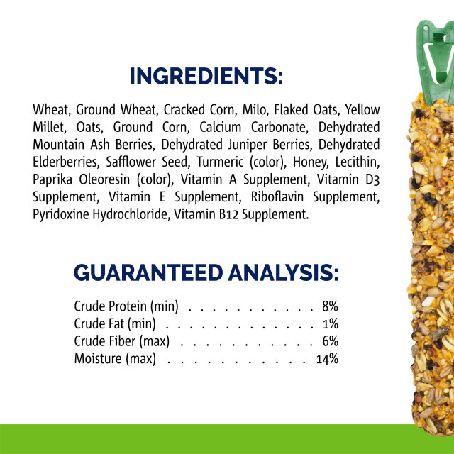 Nutrition-Image showing Crunch Sticks Wild Berry & Honey Flavor